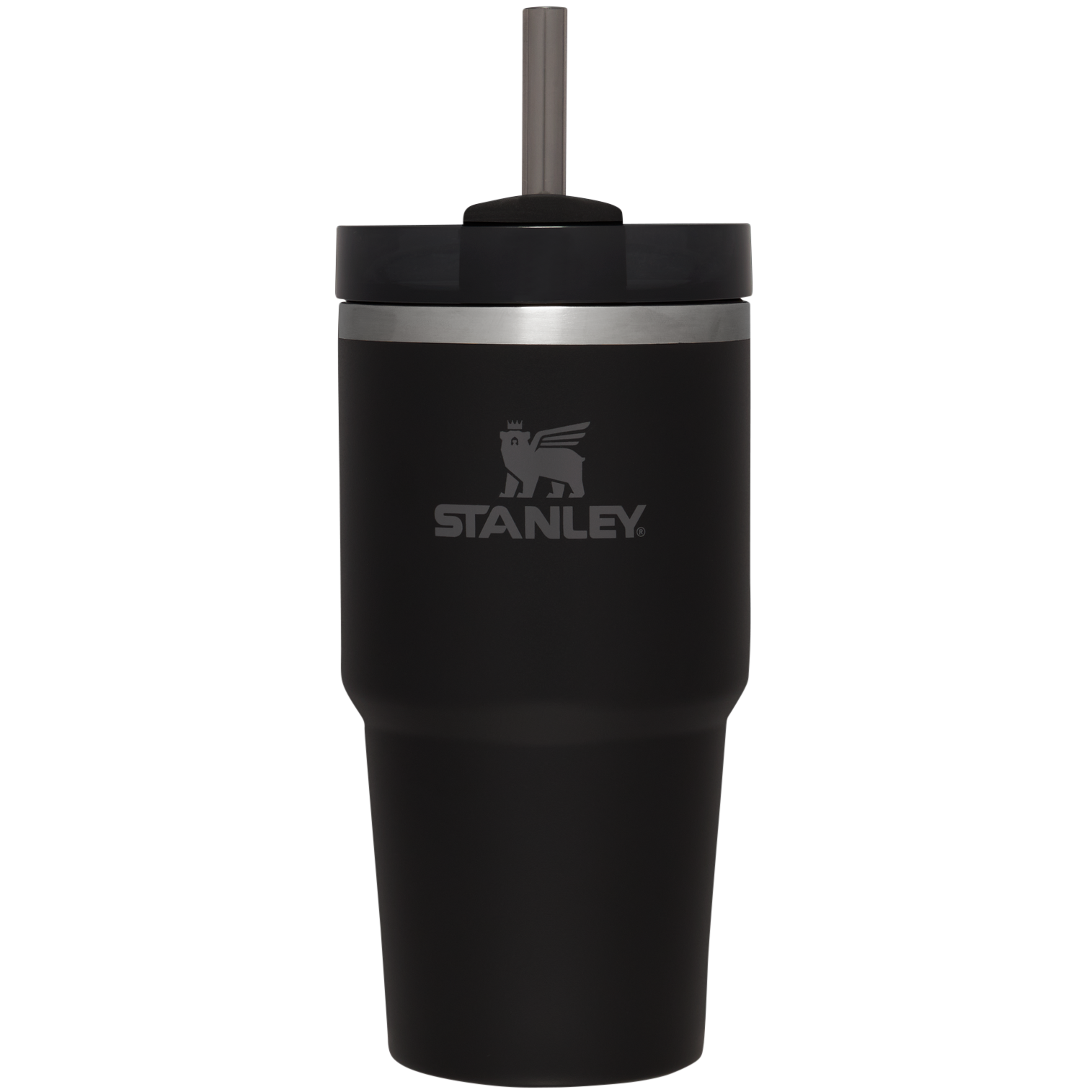 Car-Cup Friendly The Quencher H2.0 Flowstate Tumbler | Stanley Create D330L - Double-Wall Vacuum Insulated Travel Tumbler with Straw Detail