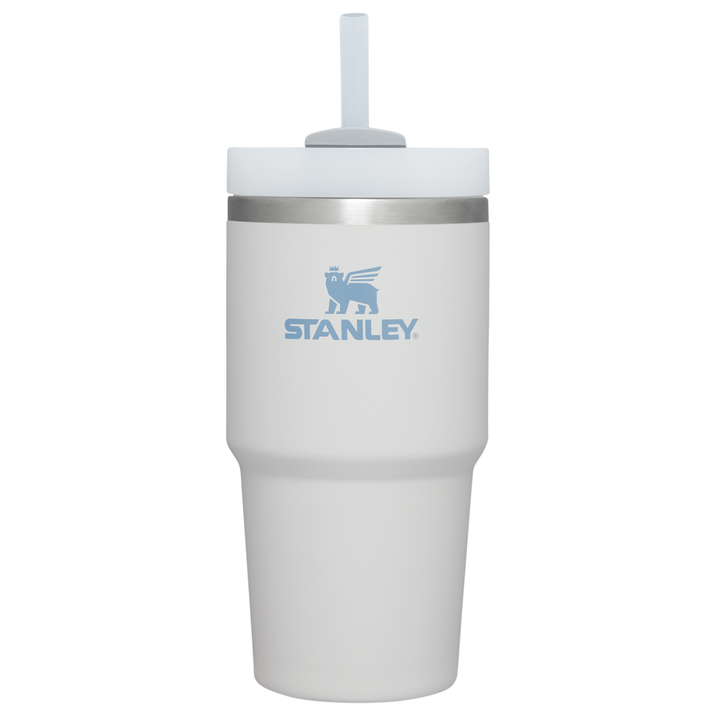 Car-Cup Friendly The Quencher H2.0 Flowstate Tumbler | Stanley Create D330L - Double-Wall Vacuum Insulated Travel Tumbler with Straw - Fog