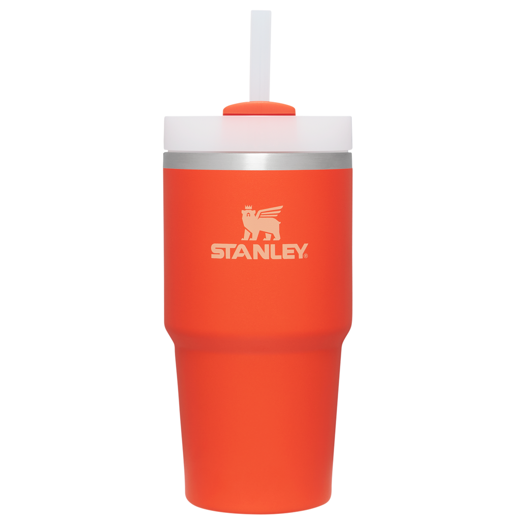 Car-Cup Friendly The Quencher H2.0 Flowstate Tumbler | Stanley Create D330L - Double-Wall Vacuum Insulated Travel Tumbler with Straw Detail
