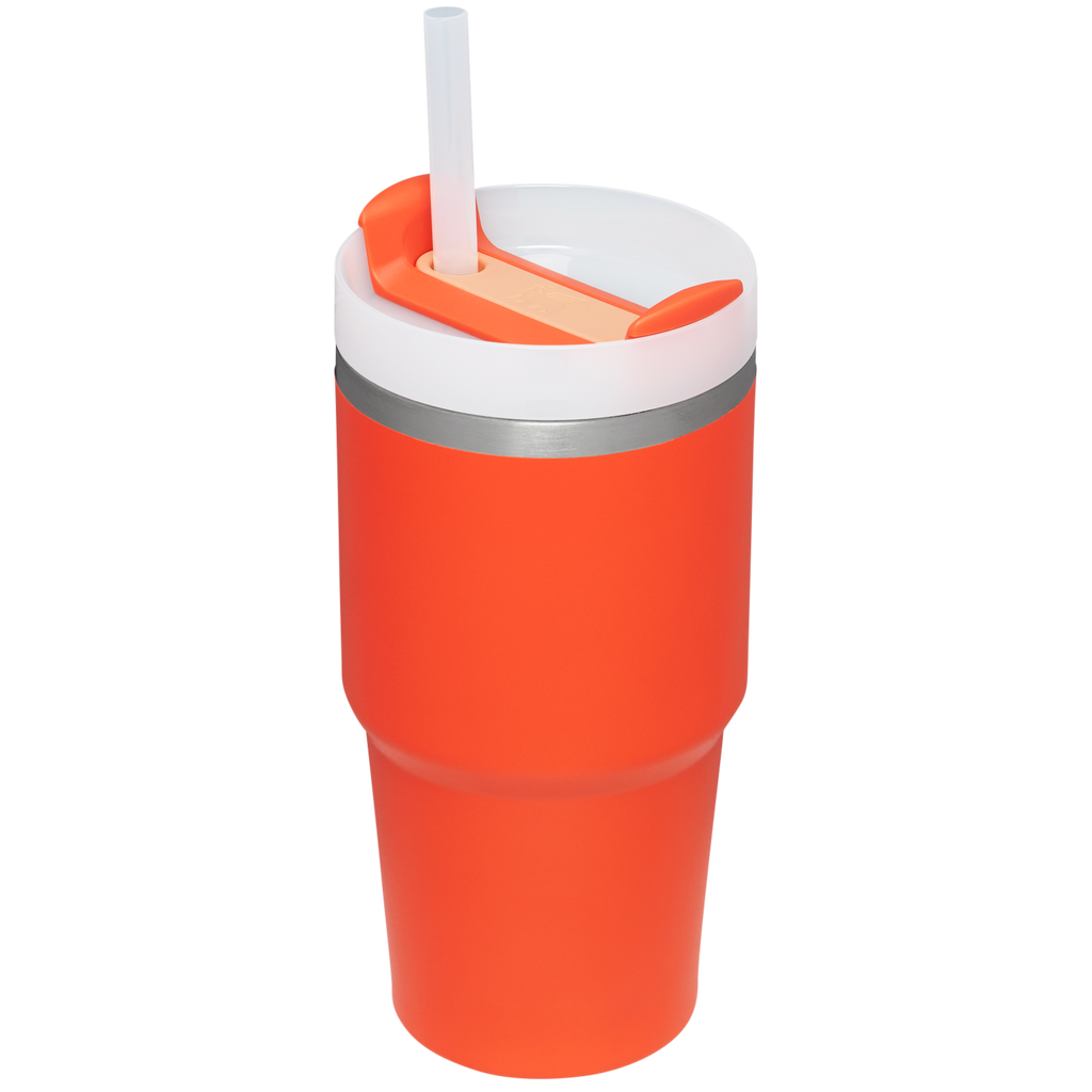 Car-Cup Friendly The Quencher H2.0 Flowstate Tumbler | Stanley Create D330L - Double-Wall Vacuum Insulated Travel Tumbler with Straw Detail