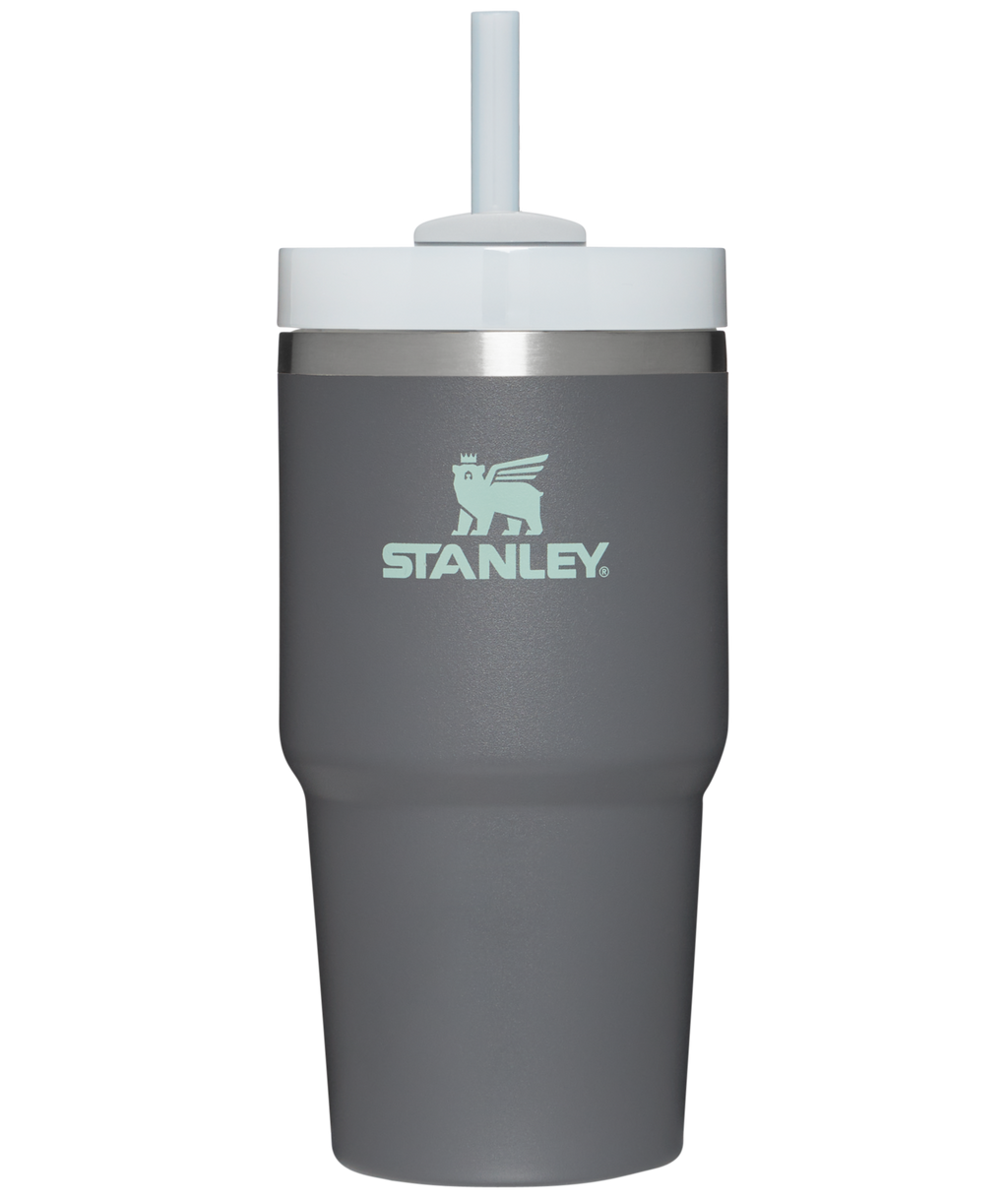 Car-Cup Friendly The Quencher H2.0 Flowstate Tumbler | Stanley Create D330L - Double-Wall Vacuum Insulated Travel Tumbler with Straw - Charcoal