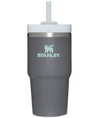 Car-Cup Friendly The Quencher H2.0 Flowstate Tumbler | Stanley Create D330L - Double-Wall Vacuum Insulated Travel Tumbler with Straw - Charcoal
