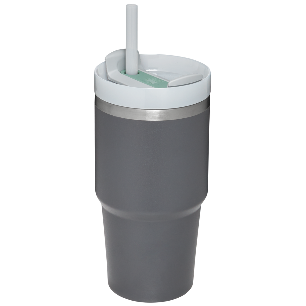 Car-Cup Friendly The Quencher H2.0 Flowstate Tumbler | Stanley Create D330L - Double-Wall Vacuum Insulated Travel Tumbler with Straw Detail