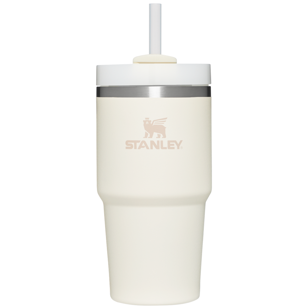 Car-Cup Friendly The Quencher H2.0 Flowstate Tumbler | Stanley Create D330L - Double-Wall Vacuum Insulated Travel Tumbler with Straw Detail