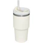Car-Cup Friendly The Quencher H2.0 Flowstate Tumbler | Stanley Create D330L - Double-Wall Vacuum Insulated Travel Tumbler with Straw Detail
