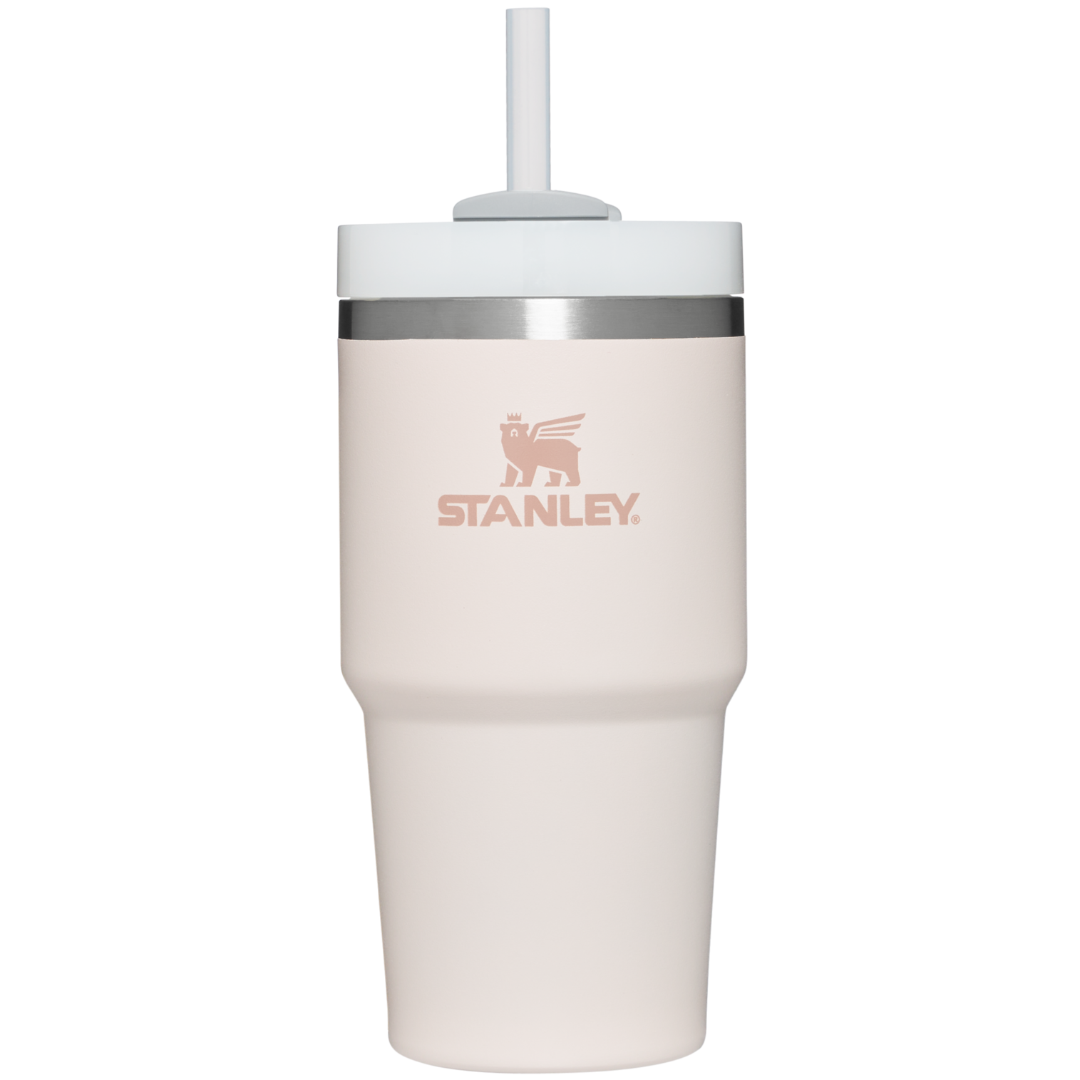 Car-Cup Friendly The Quencher H2.0 Flowstate Tumbler | Stanley Create D330L - Double-Wall Vacuum Insulated Travel Tumbler with Straw Detail