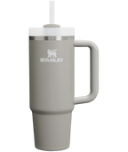 Insulated Travel The Quencher H2.0 Flowstate Tumbler | Stanley Create D331C - Double-Wall Vacuum Insulated Travel Tumbler with Straw - Ash