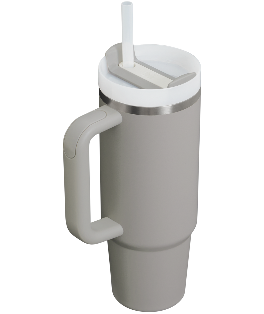 Insulated Travel The Quencher H2.0 Flowstate Tumbler | Stanley Create D331C - Double-Wall Vacuum Insulated Travel Tumbler with Straw Detail