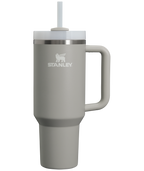 Splash-Resistant FlowState The Quencher H2.0 Flowstate Tumbler  | Stanley Create D332L - Premium Stainless Steel Straw Cup for All-Day Hydration - Ash