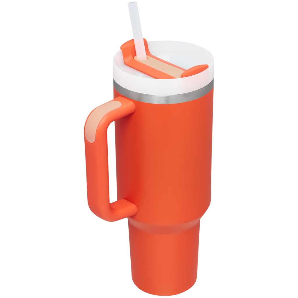 Splash-Resistant FlowState The Quencher H2.0 Flowstate Tumbler  | Stanley Create D332L - Premium Stainless Steel Straw Cup for All-Day Hydration Detail