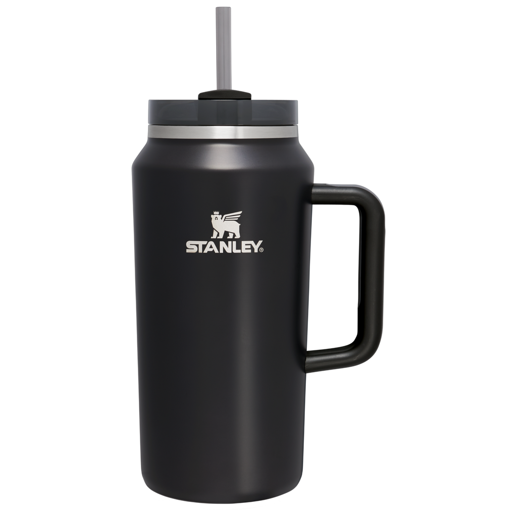 Insulated Travel The Quencher H2.0 Flowstate Tumbler D365U - 40oz Large Capacity Car-Cup Friendly Quencher - Black Glow