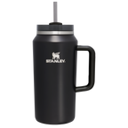 Insulated Travel The Quencher H2.0 Flowstate Tumbler D365U - 40oz Large Capacity Car-Cup Friendly Quencher - Black Glow