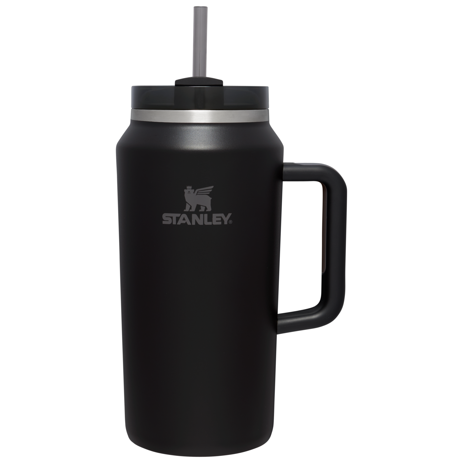 Insulated Travel The Quencher H2.0 Flowstate Tumbler D365U - 40oz Large Capacity Car-Cup Friendly Quencher - Black