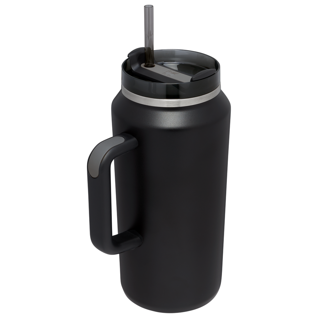 Splash-Resistant FlowState The Quencher H2.0 Flowstate Tumbler D033Q - Double-Wall Vacuum Insulated Travel Tumbler with Straw Detail
