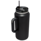 Splash-Resistant FlowState The Quencher H2.0 Flowstate Tumbler D033Q - Double-Wall Vacuum Insulated Travel Tumbler with Straw Detail