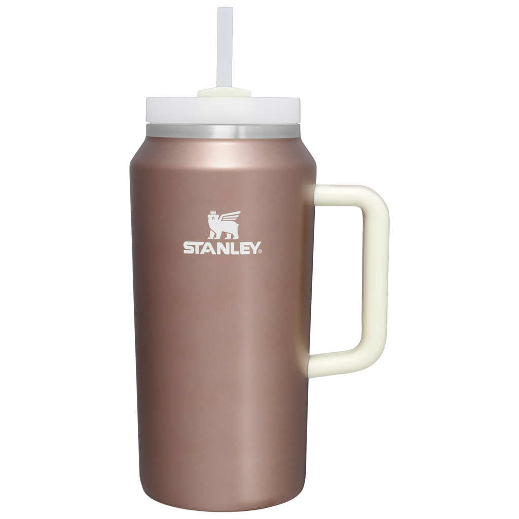 Splash-Resistant FlowState The Quencher H2.0 Flowstate Tumbler D033Q - Double-Wall Vacuum Insulated Travel Tumbler with Straw Detail