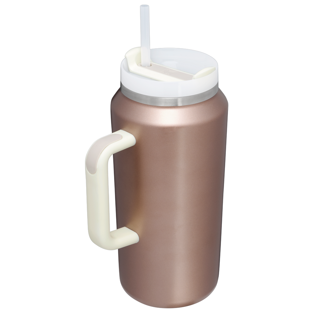 Splash-Resistant FlowState The Quencher H2.0 Flowstate Tumbler D033Q - Double-Wall Vacuum Insulated Travel Tumbler with Straw Detail