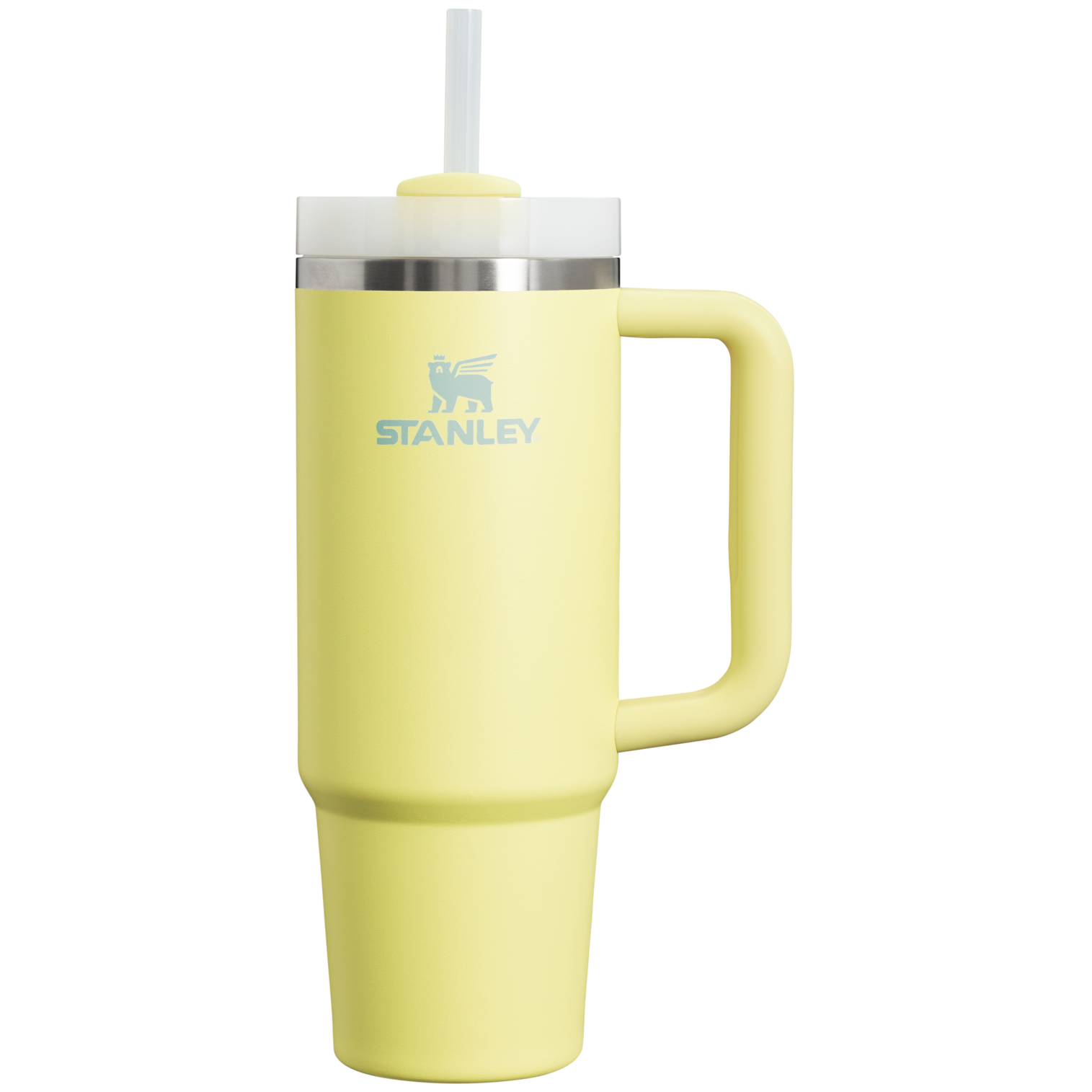 Insulated Travel The Quencher H2.0 Flowstate Tumbler | Stanley Create D331C - Double-Wall Vacuum Insulated Travel Tumbler with Straw Detail