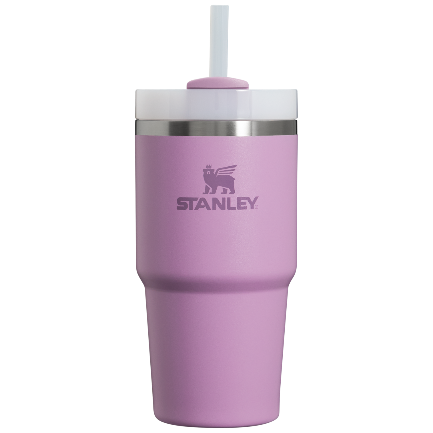 Car-Cup Friendly The Quencher H2.0 Flowstate Tumbler | Stanley Create D330L - Double-Wall Vacuum Insulated Travel Tumbler with Straw Detail