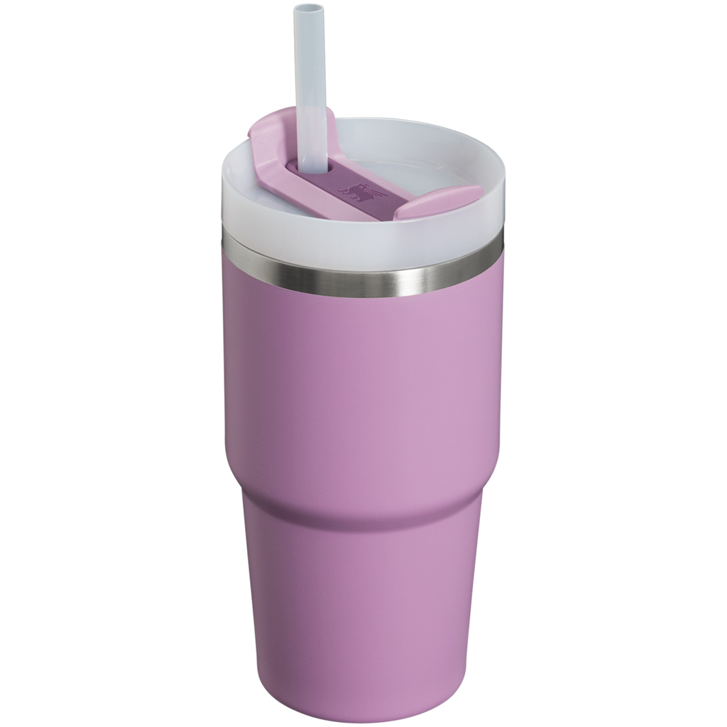 Car-Cup Friendly The Quencher H2.0 Flowstate Tumbler | Stanley Create D330L - Double-Wall Vacuum Insulated Travel Tumbler with Straw Detail