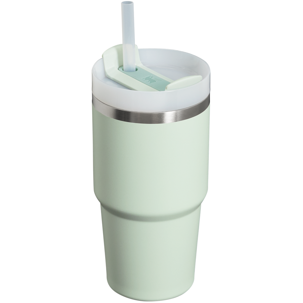 Car-Cup Friendly The Quencher H2.0 Flowstate Tumbler | Stanley Create D330L - Double-Wall Vacuum Insulated Travel Tumbler with Straw Detail