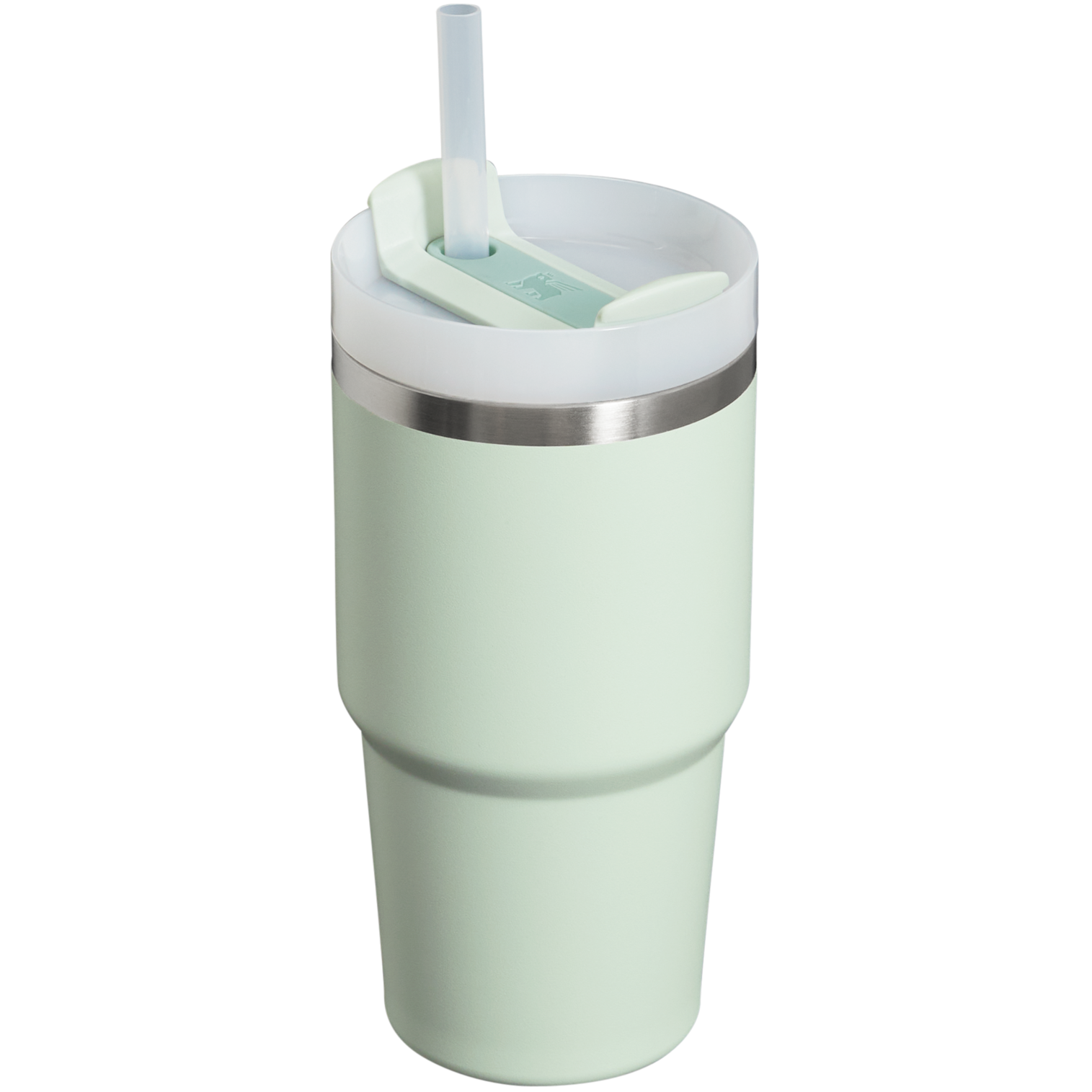 Car-Cup Friendly The Quencher H2.0 Flowstate Tumbler | Stanley Create D330L - Double-Wall Vacuum Insulated Travel Tumbler with Straw Detail