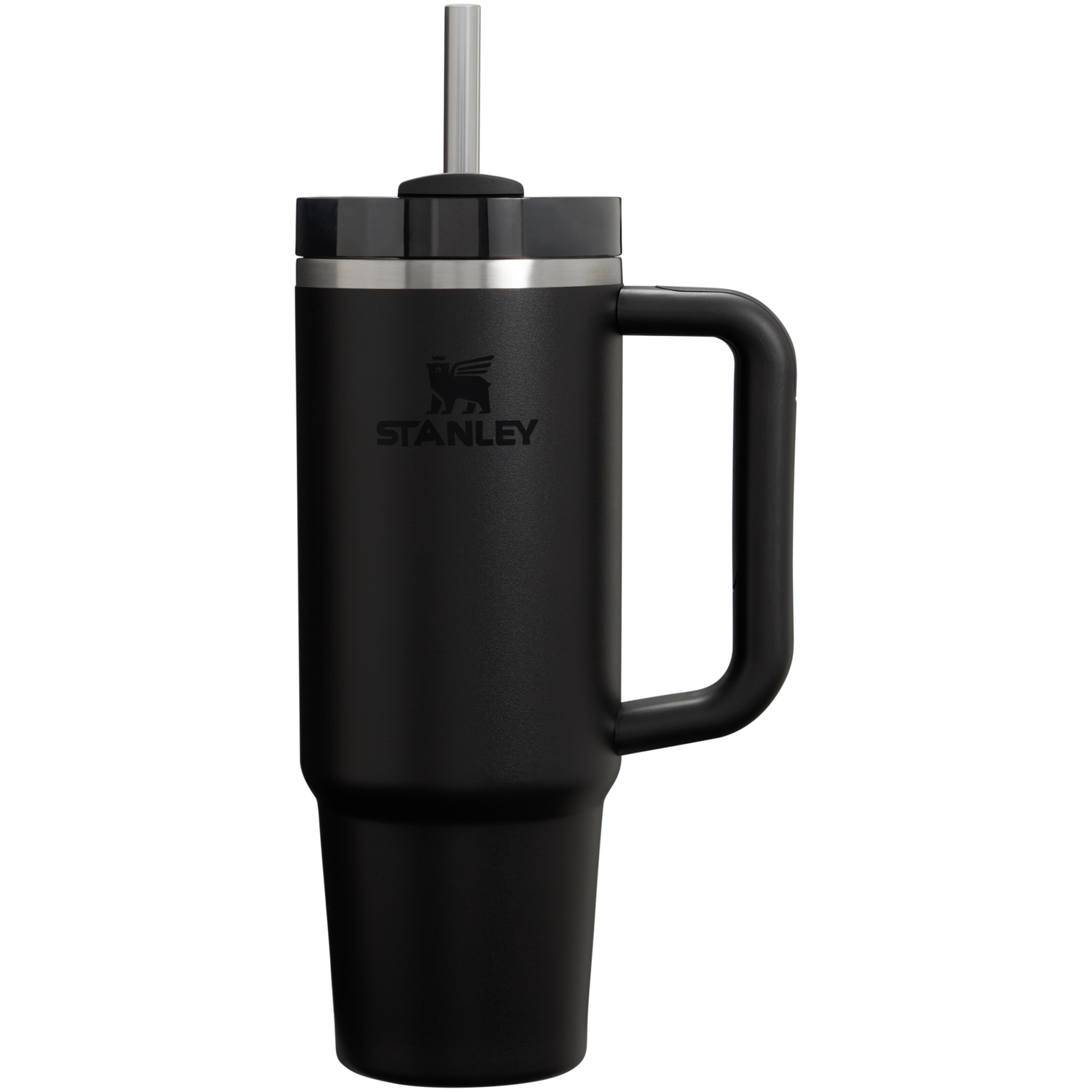 Double-Wall Vacuum The Quencher H2.0 Flowstate Tumbler D051L - Double-Wall Vacuum Insulated Travel Tumbler with Straw - Black 2.0
