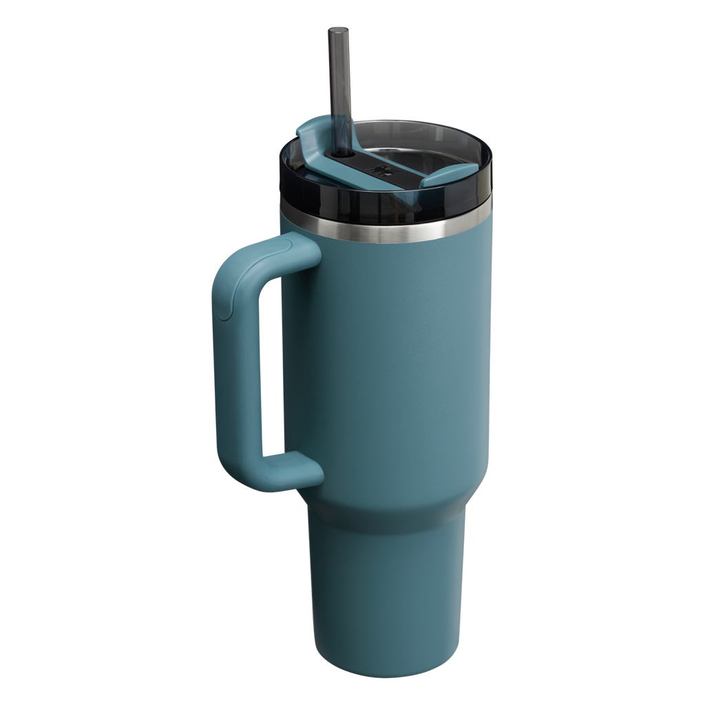 Splash-Resistant FlowState The Quencher H2.0 Flowstate Tumbler  | Stanley Create D332L - Premium Stainless Steel Straw Cup for All-Day Hydration Detail