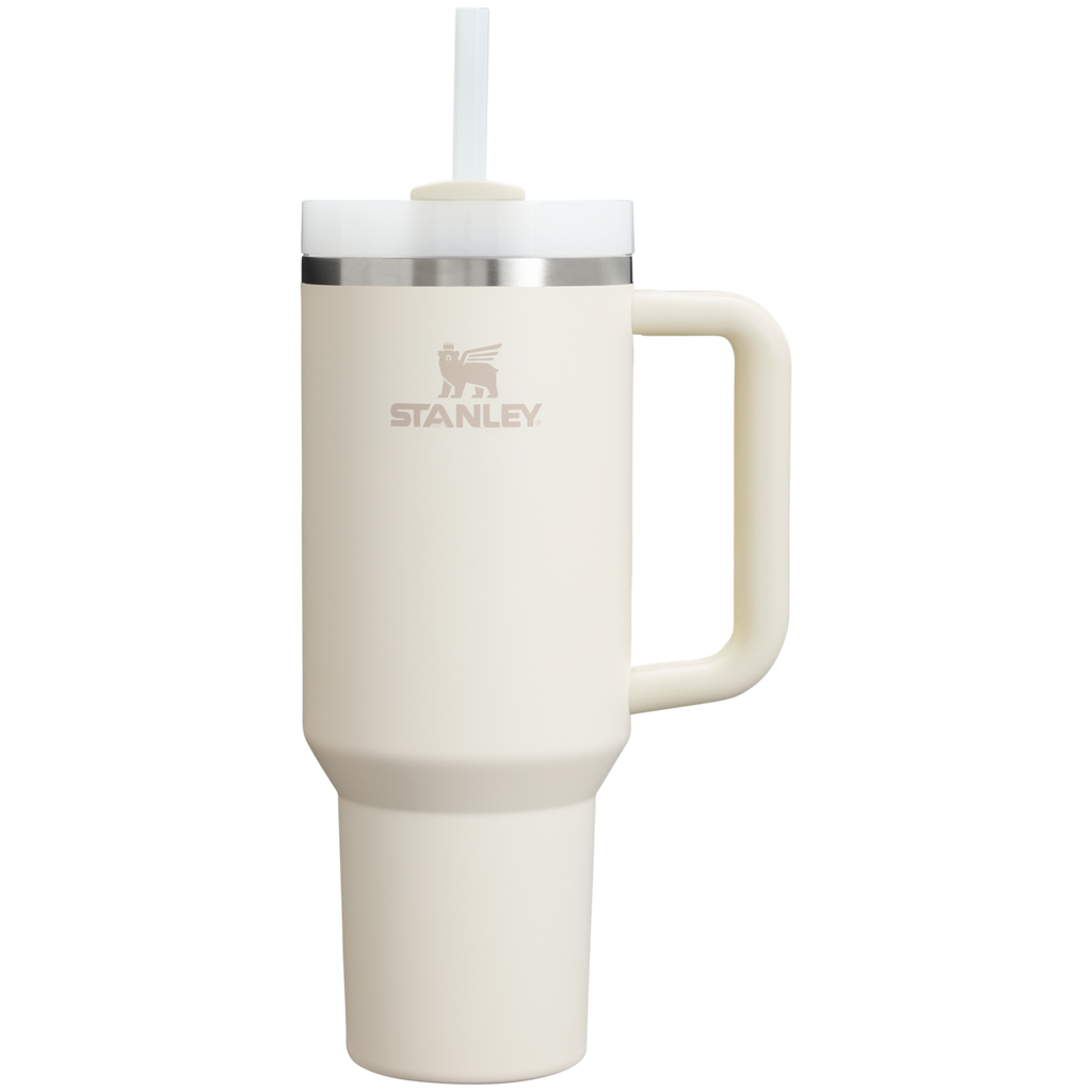 Large Capacity The Quencher H2.0 Flowstate Tumbler D050X - Premium Stainless Steel Straw Cup for All-Day Hydration - Cream 2.0