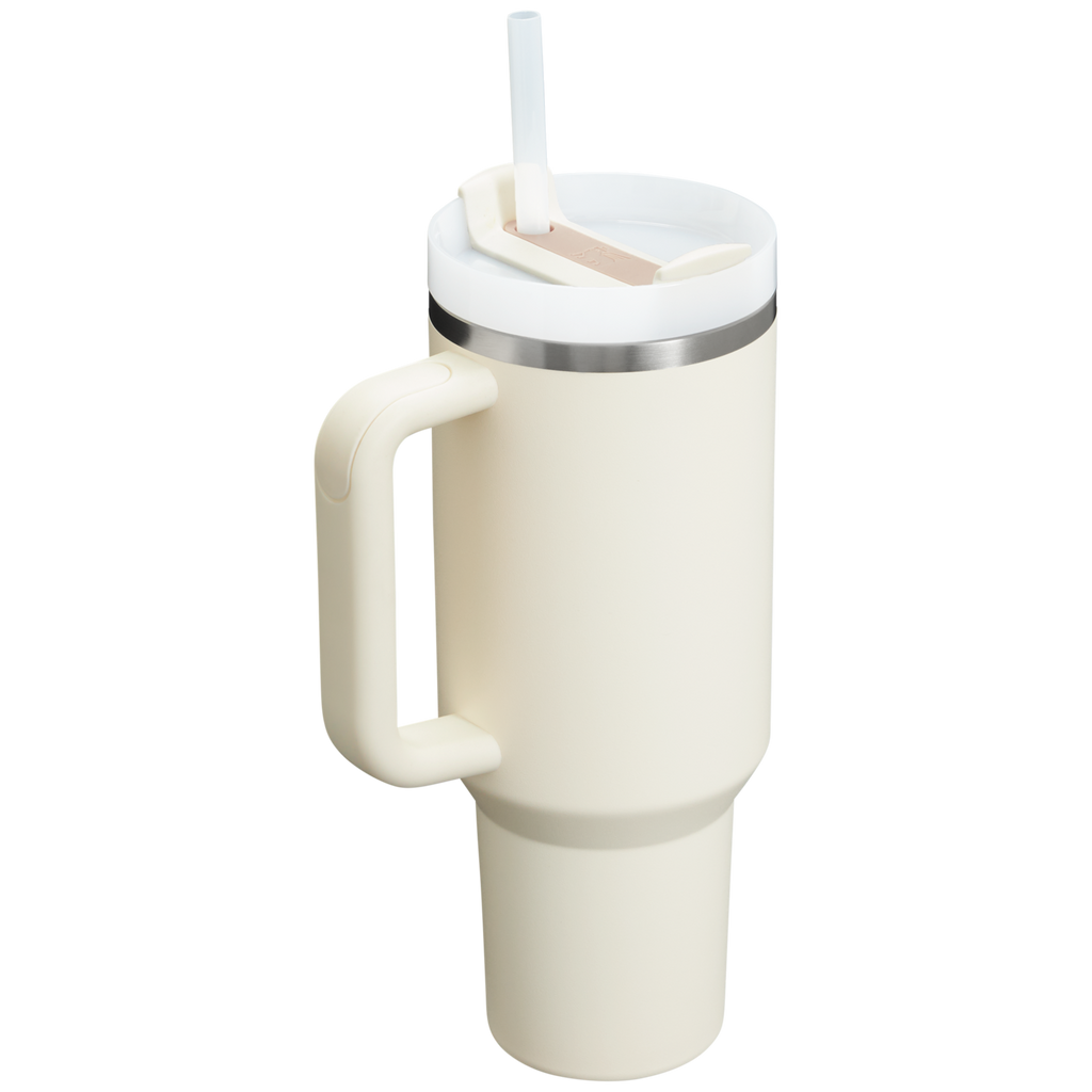 Splash-Resistant FlowState The Quencher H2.0 Flowstate Tumbler  | Stanley Create D332L - Premium Stainless Steel Straw Cup for All-Day Hydration Detail