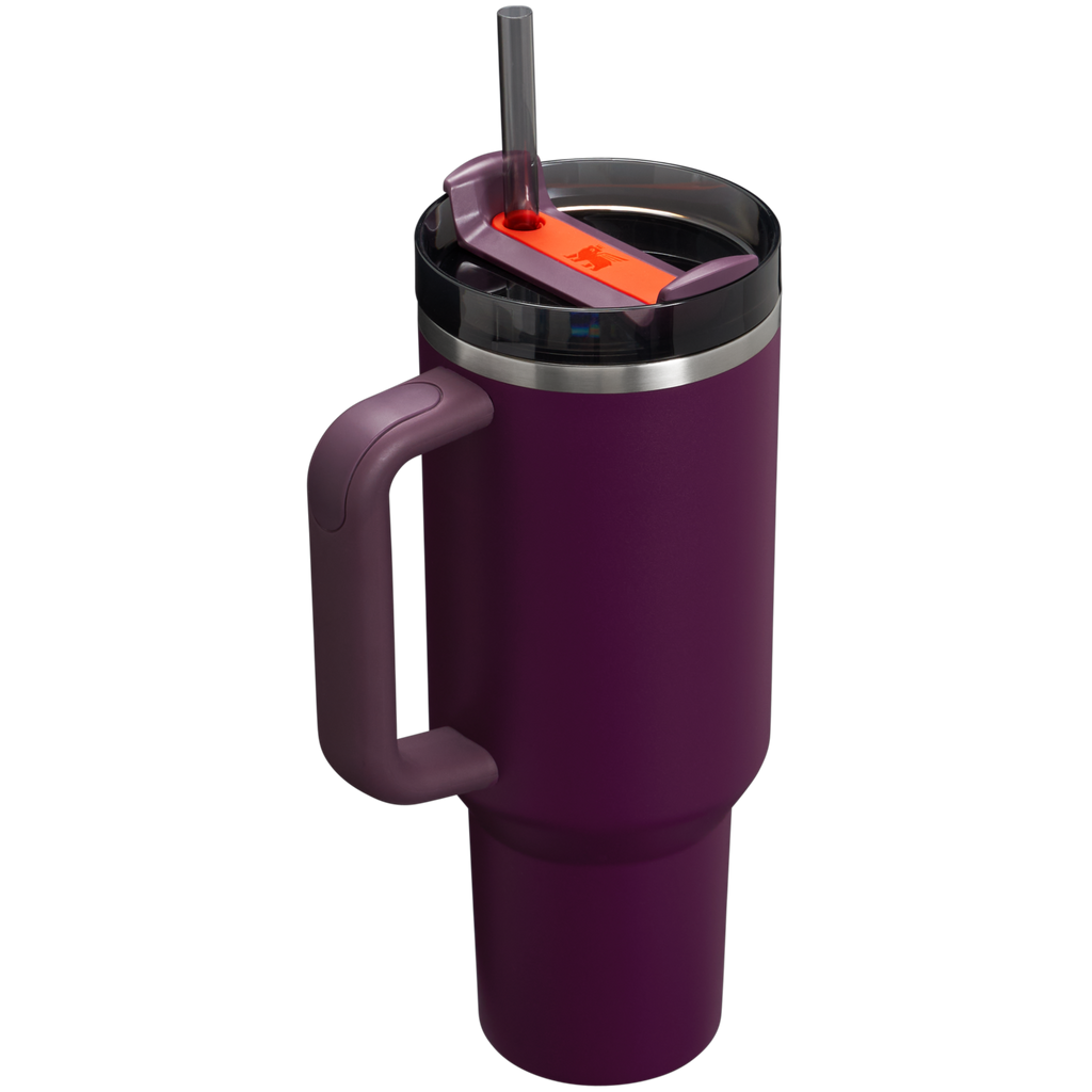 Splash-Resistant FlowState The Quencher H2.0 Flowstate Tumbler  | Stanley Create D332L - Premium Stainless Steel Straw Cup for All-Day Hydration Detail