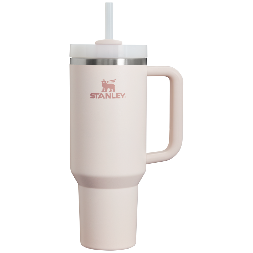 Large Capacity The Quencher H2.0 Flowstate Tumbler D050X - Premium Stainless Steel Straw Cup for All-Day Hydration - Rose Quartz 2.0