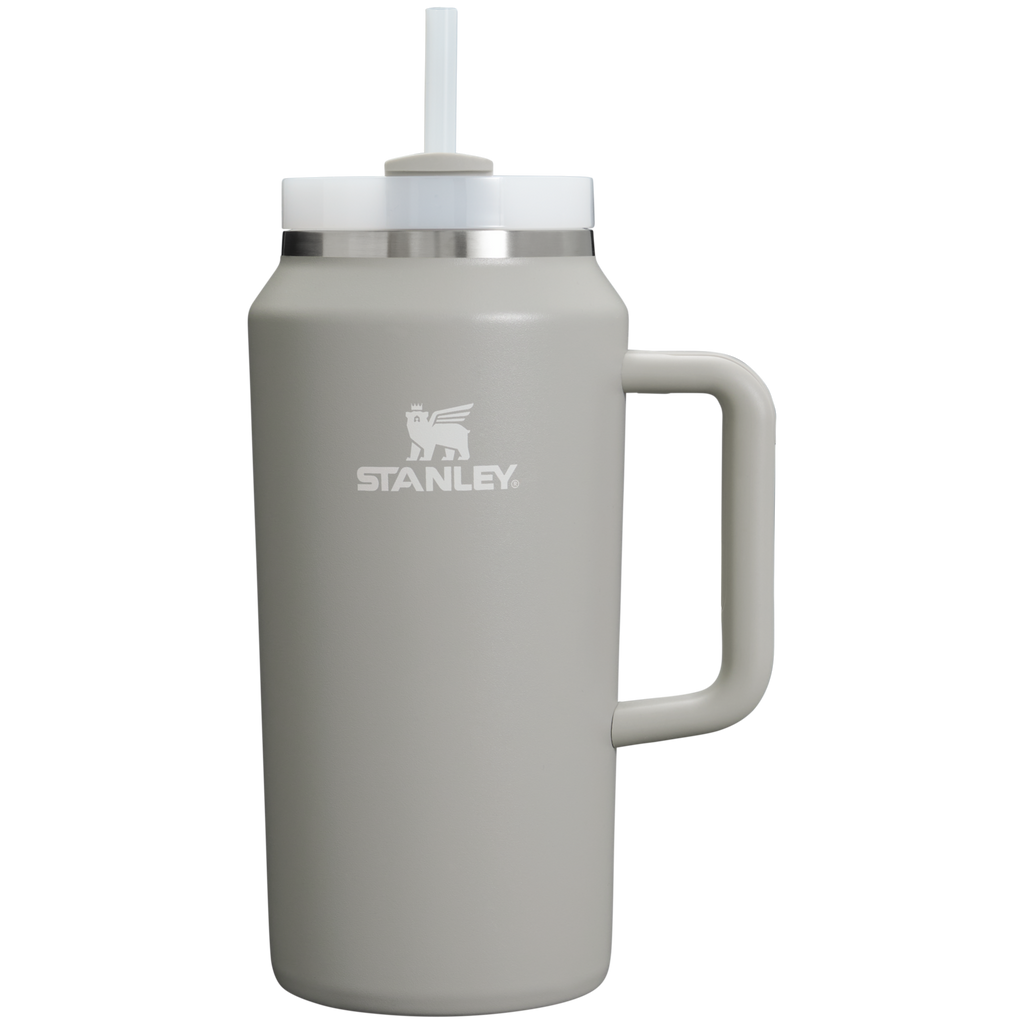 Insulated Travel The Quencher H2.0 Flowstate Tumbler D365U - 40oz Large Capacity Car-Cup Friendly Quencher - Ash