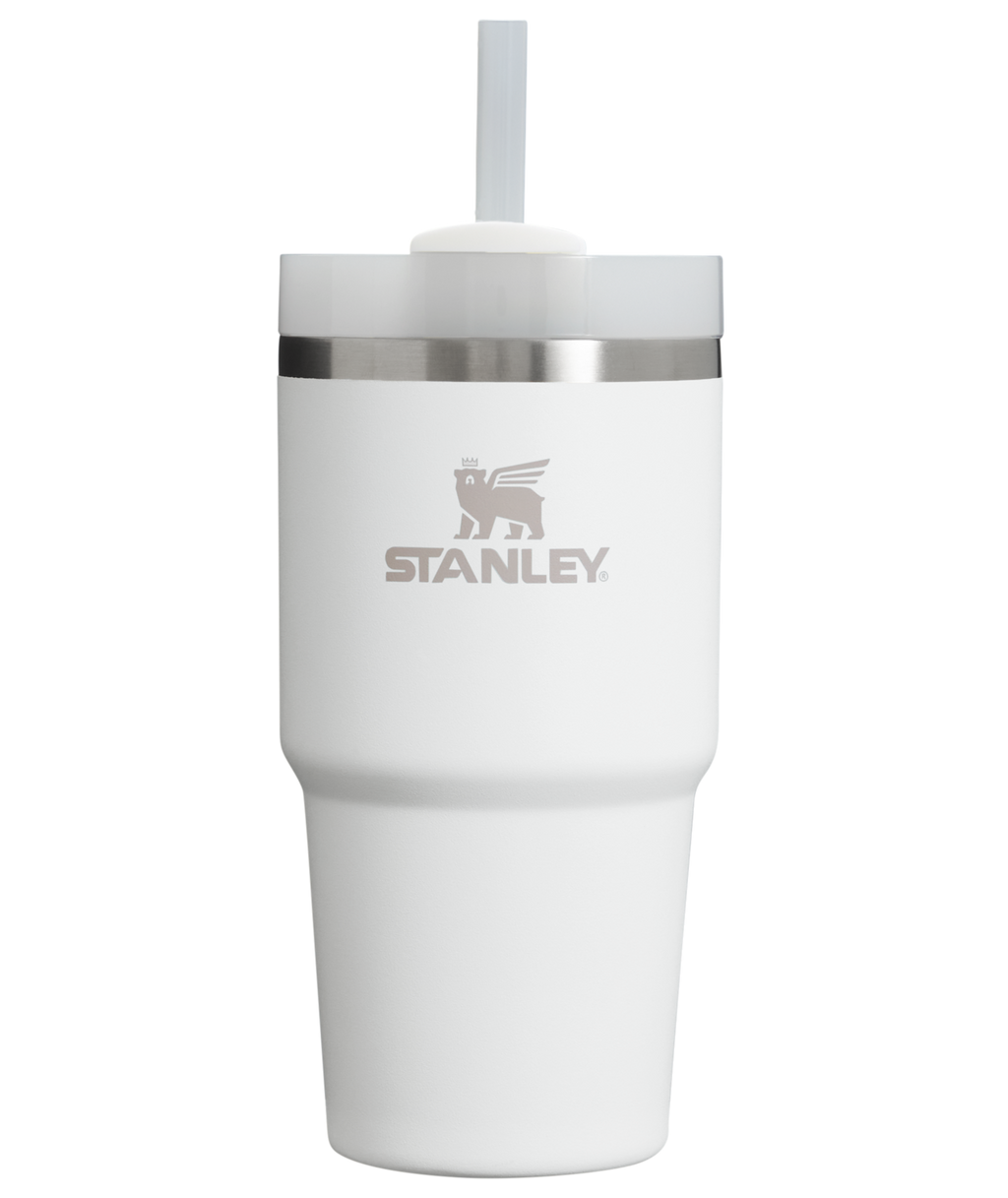 Double-Wall Vacuum The Quencher H2.0 Flowstate Tumbler  | Stanley Create D329E - 40oz Large Capacity Car-Cup Friendly Quencher - Frost