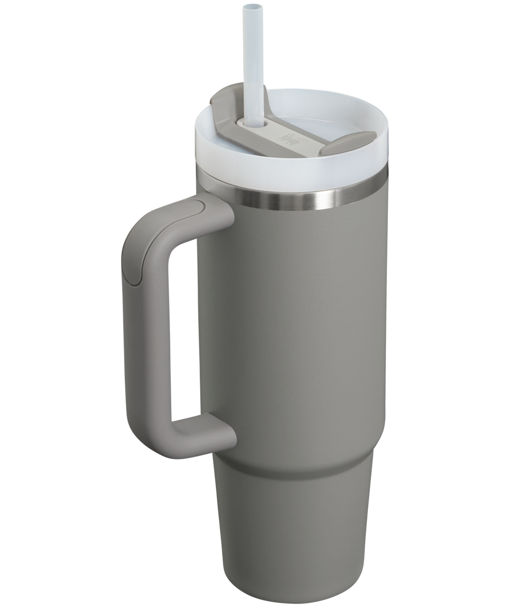 Insulated Travel The Quencher H2.0 Flowstate Tumbler | Stanley Create D331C - Double-Wall Vacuum Insulated Travel Tumbler with Straw Detail