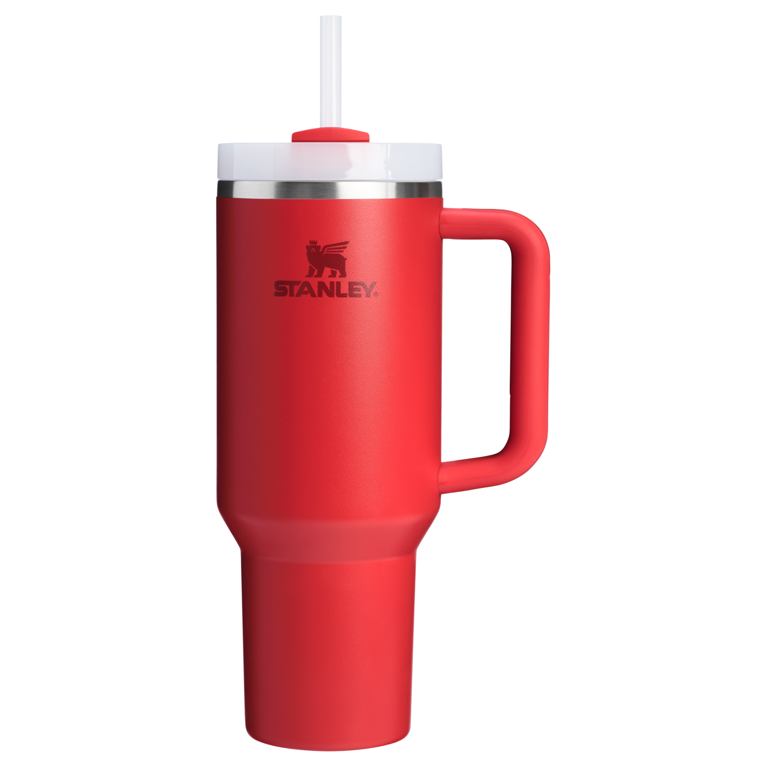 Large Capacity The Quencher H2.0 Flowstate Tumbler D050X - Premium Stainless Steel Straw Cup for All-Day Hydration - Chili Red