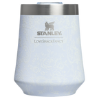 Flavor-Preserving Stanley 1913 x LoveShackFancy Holiday Reserve Wine Tumbler D367F - Reserve Collection Stainless Steel Whiskey Cup - Baby Bow Pink Peppermint