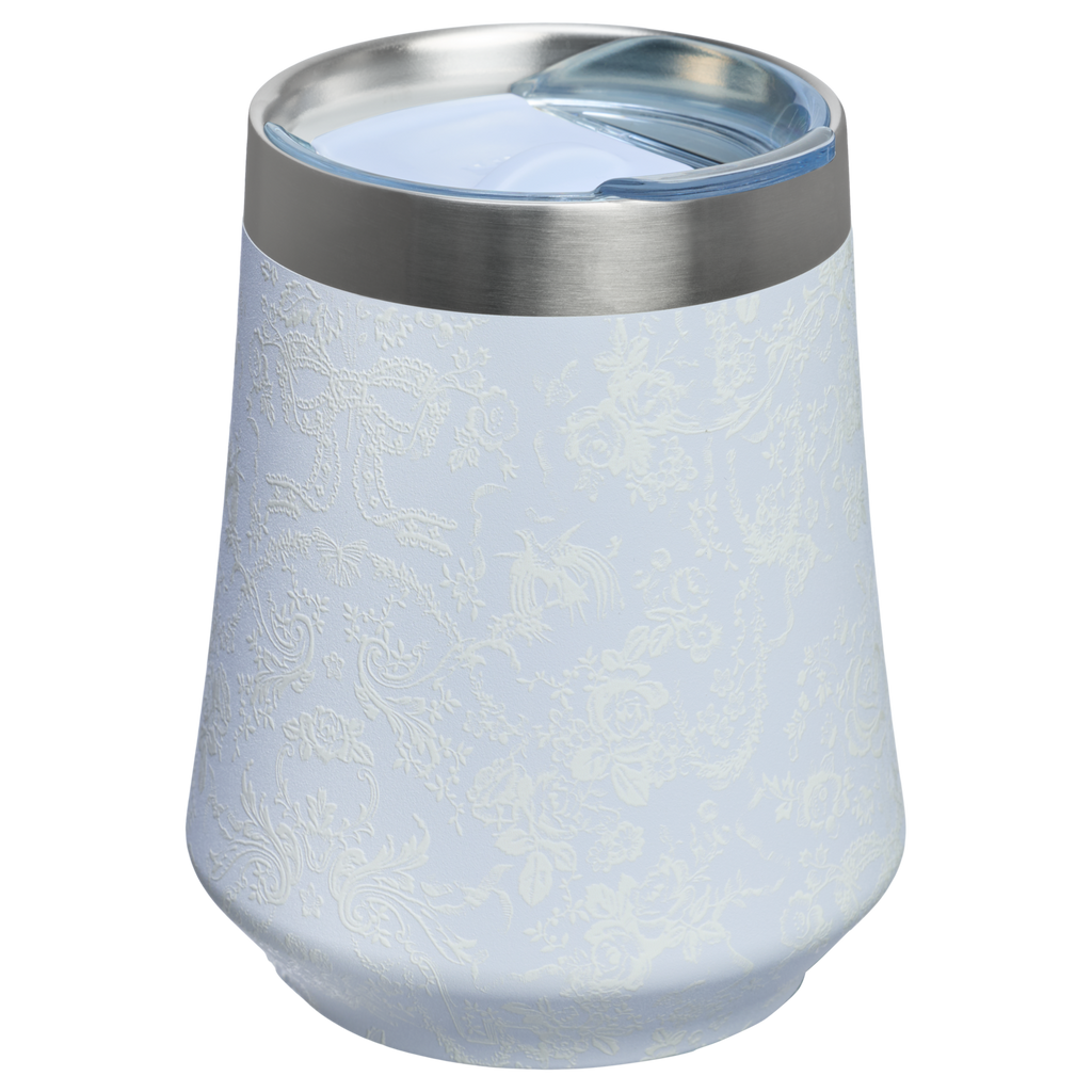Flavor-Preserving Stanley 1913 x LoveShackFancy Holiday Reserve Wine Tumbler D367F - Reserve Collection Stainless Steel Whiskey Cup Detail