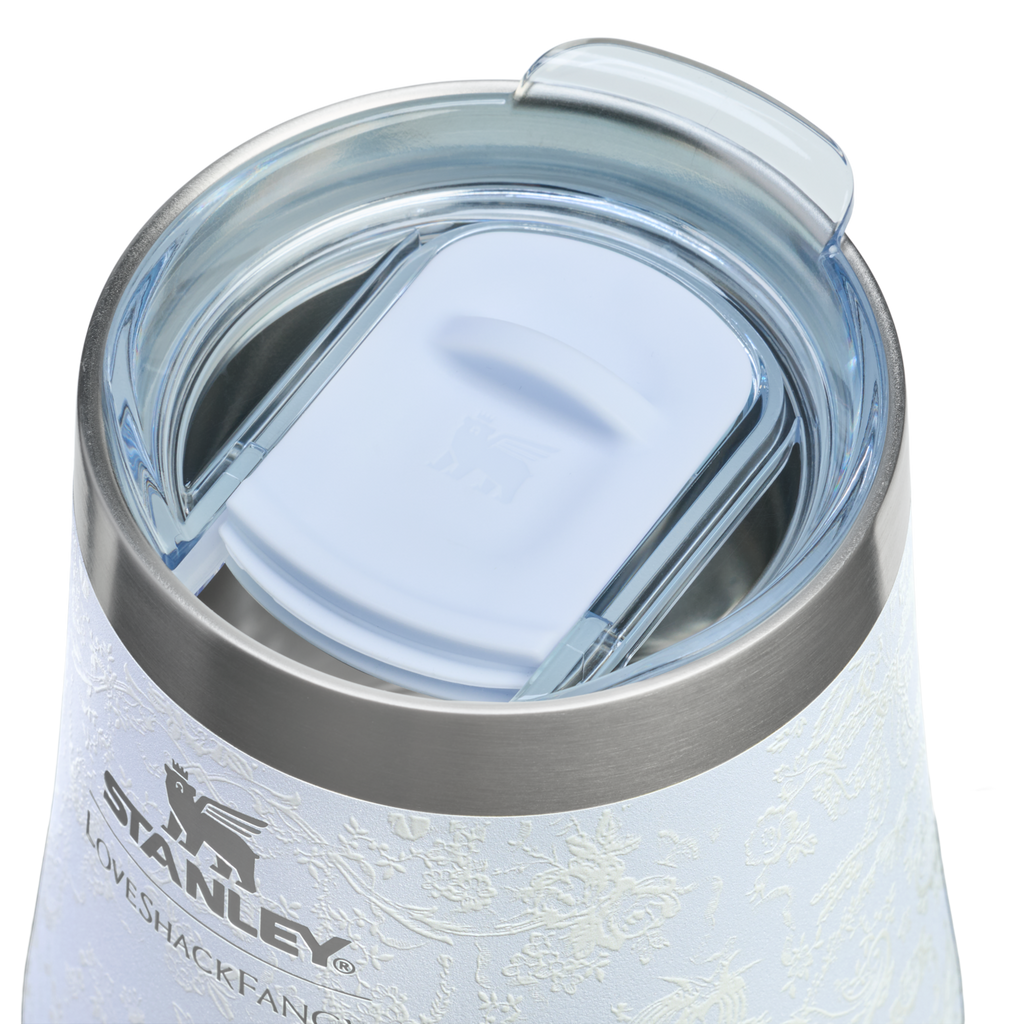 Flavor-Preserving Stanley 1913 x LoveShackFancy Holiday Reserve Wine Tumbler D367F - Reserve Collection Stainless Steel Whiskey Cup Detail
