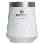 Shatterproof Luxury Stanley 1913 x LoveShackFancy Holiday The Reserve Wine Tumbler Set | 2-pack D205C - Premium Insulated Egg-Shaped Wine Glass for Outdoors Detail
