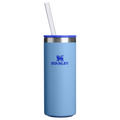 Leak-Proof Insulated The Everyday Slim Can Cooler Cup D065Q - Compact All-Weather Soft-Sided Cooler Backpack - Blue Sky