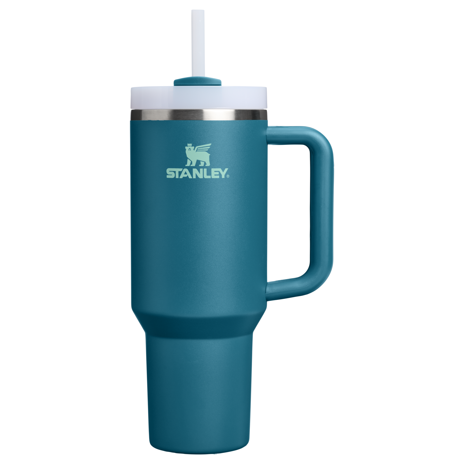 Large Capacity The Quencher H2.0 Flowstate Tumbler D050X - Premium Stainless Steel Straw Cup for All-Day Hydration - Coastal Teal