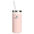 Ice-Retention The Everyday Slim Can Cooler Cup D350R - Heavy-Duty Ice-Retention Food & Beverage Carrier - Rose Quartz Rattan