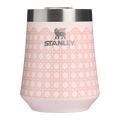 Vacuum Insulated Wine The Reserve Wine Tumbler D352C - Reserve Collection Stainless Steel Whiskey Cup - Rose Quartz Rattan