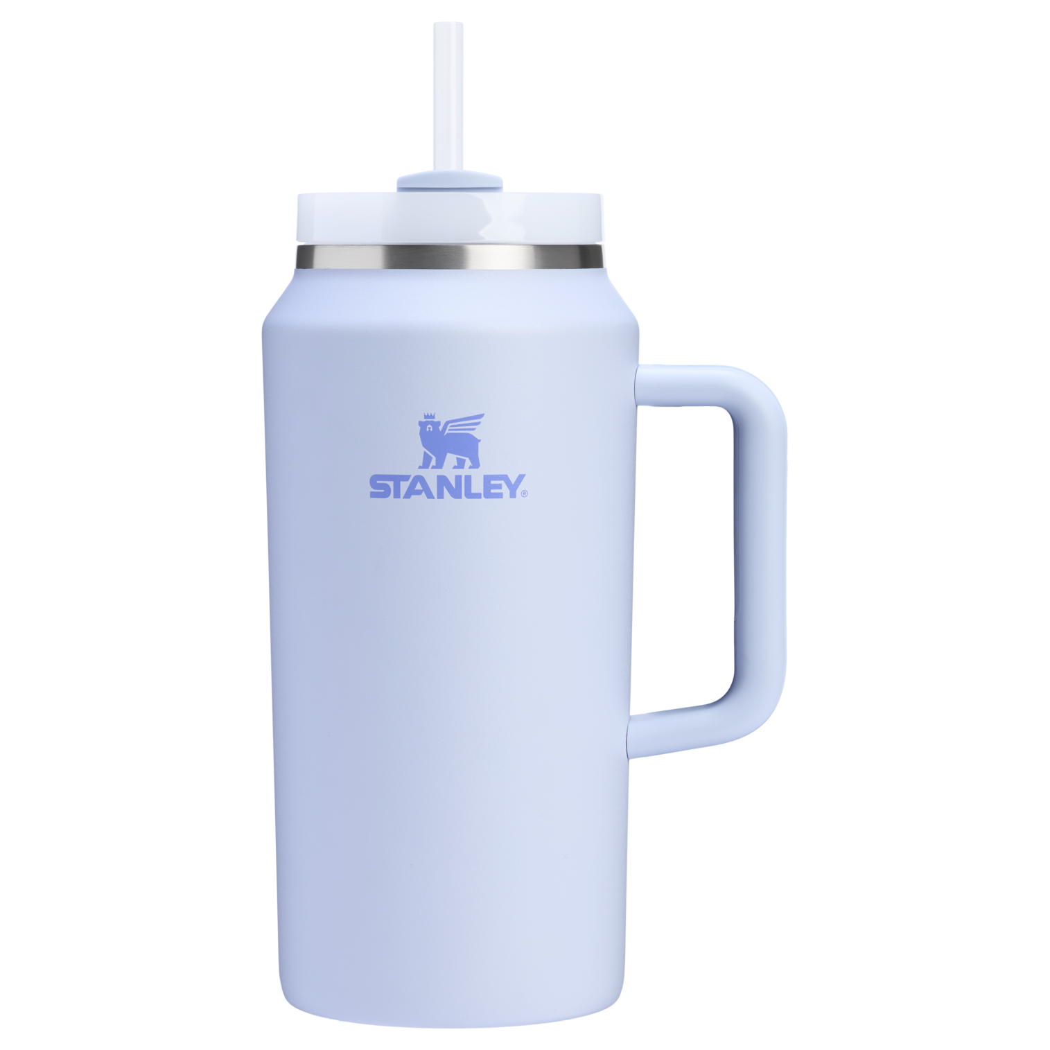 Splash-Resistant FlowState The Quencher H2.0 Flowstate Tumbler D033Q - Double-Wall Vacuum Insulated Travel Tumbler with Straw - Dew Drop