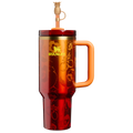 Insulated Travel The Stanley 1913 x Karol G Quencher H2.0 Flowstate Tumbler D275T - Double-Wall Vacuum Insulated Travel Tumbler with Straw - 40oz | KAROL G FLOR