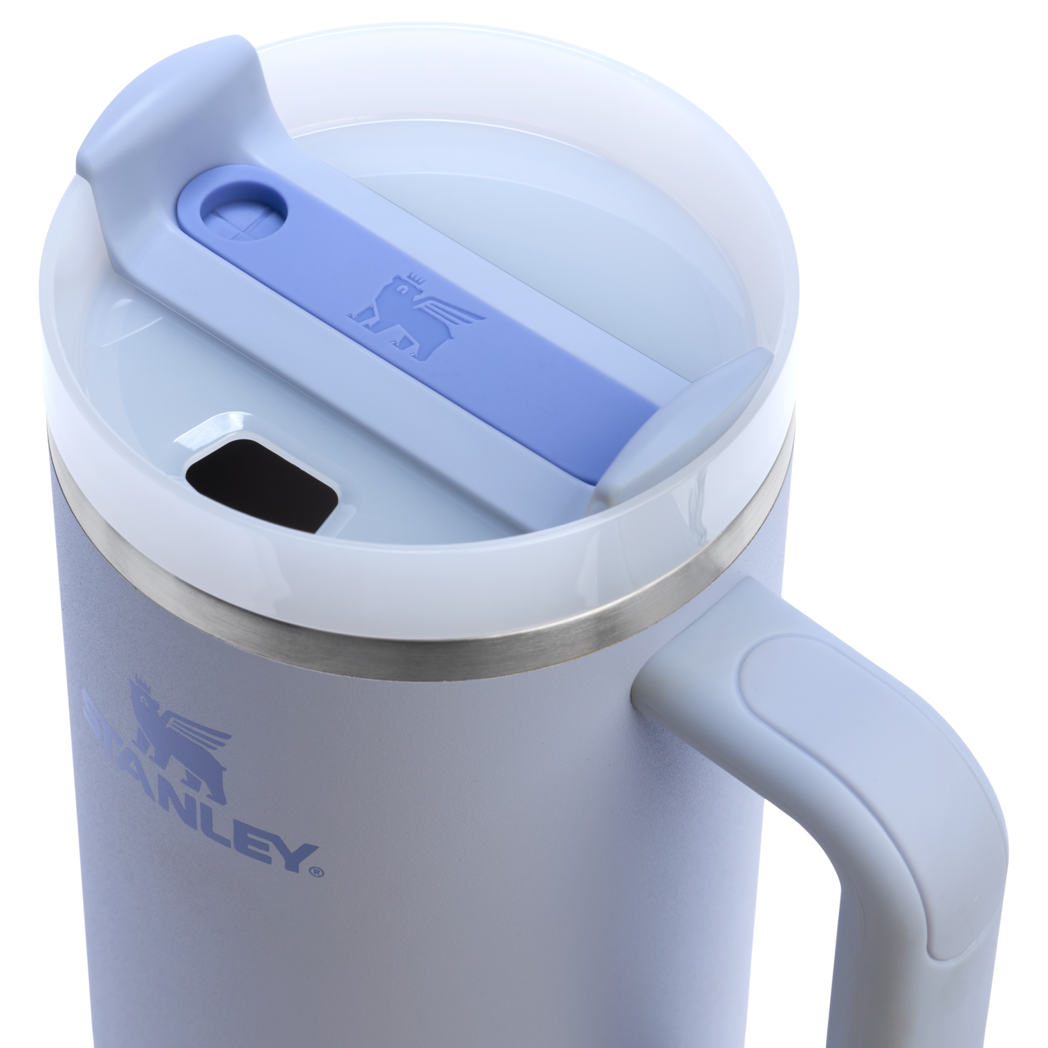 Splash-Resistant FlowState The Quencher H2.0 Flowstate Tumbler  | Stanley Create D332L - Premium Stainless Steel Straw Cup for All-Day Hydration Detail