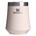 Vacuum Insulated Wine The Reserve Wine Tumbler | Stanley Create D302P - Premium Insulated Egg-Shaped Wine Glass for Outdoors - Rose Quartz Gloss