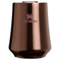 Vacuum Insulated Wine The Reserve Wine Tumbler | Stanley Create D302P - Premium Insulated Egg-Shaped Wine Glass for Outdoors - Cream Gloss