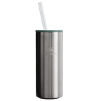 Portable Mini The Everyday Slim Can Cooler Cup D255E - Julienne Series Portable Picnic Chiller Tote - Stainless Steel Shale